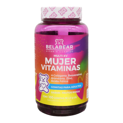 Gomitas Multi Para Mujer Frutos Rojos 280 G