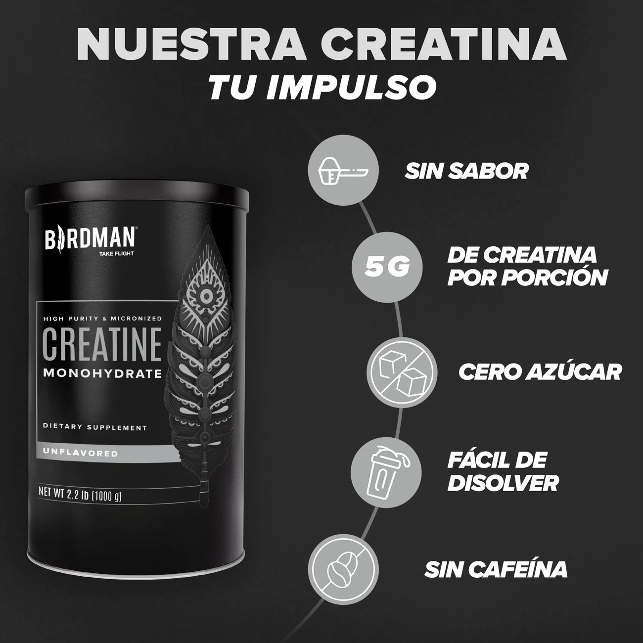 Creatina Monohidratada 450 Gr