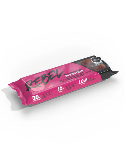 REBEL | BARRA DE PROTEÍNA - Chocolate Amargo (12pz)