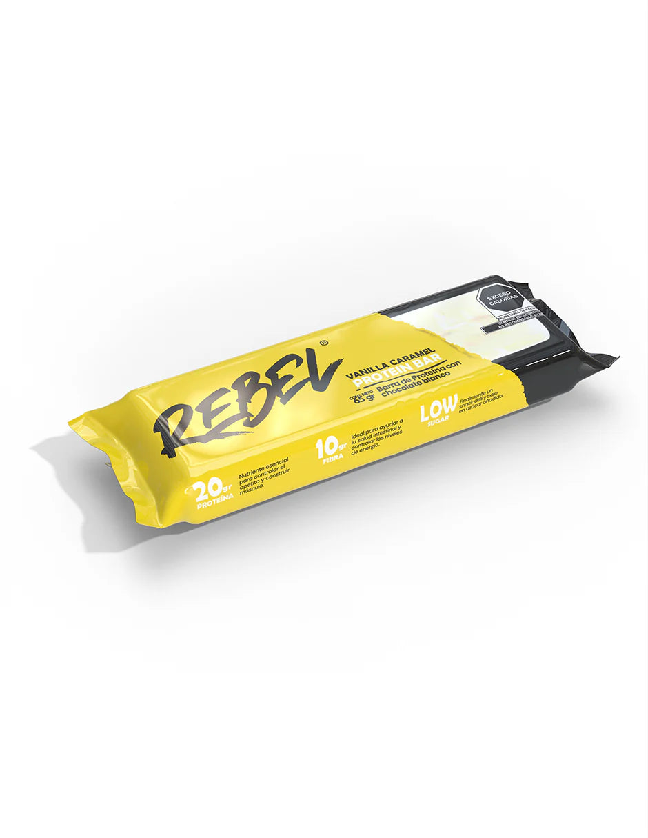 REBEL | Protein Snacks - Vainilla & Caramelo (12 pz)